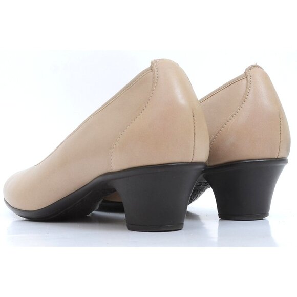 SAS Milano Women's 11 Premium Leather Low Heel Comfort Classic Pump Lightweight - Picture 5 of 8